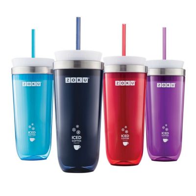 Стакан для охлаждения напитков Iced Coffee Maker, красный-6