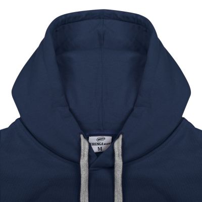 Толстовка с капюшоном Unit Kirenga Heavy, темно-синяя-3
