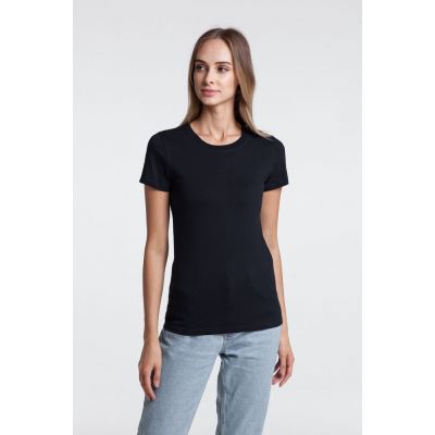 Футболка женская T-bolka Stretch Lady, темно-синяя (navy)-2