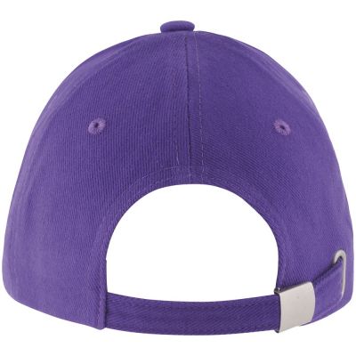 Бейсболка Long Beach, темно-фиолетовая-2