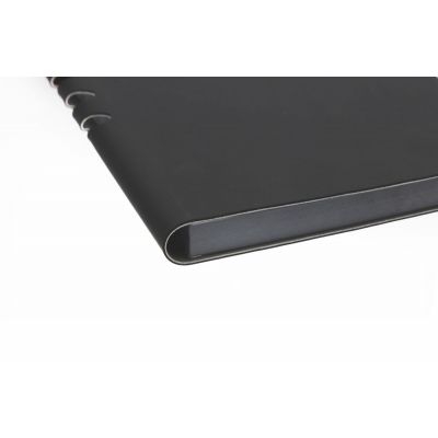 Ежедневник Flexpen Soft Touch, недатированный, черный с серым-2