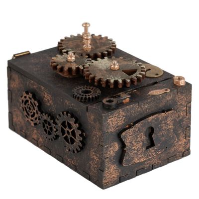 Шкатулка с секретом Gearbox, малая-0