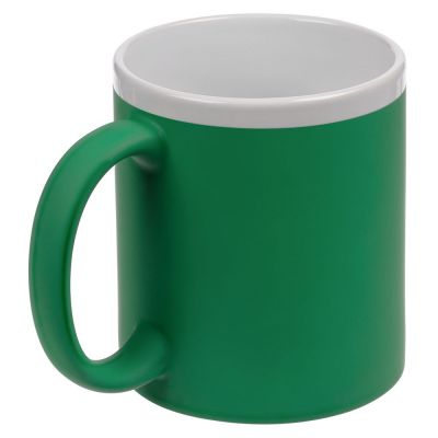 Кружка StopSpot с покрытием софт-тач, зеленая-1