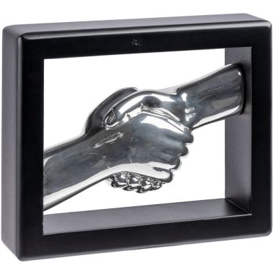 Награда «Рукопожатие», черная, уценка-4