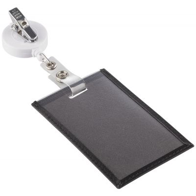 Чехол для пропуска Twill, черный-2