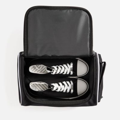 Сумка для обуви Equipex, черная с белым-4