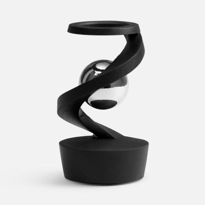 Настольный антистресс Mindflow, черный с серебристым-2