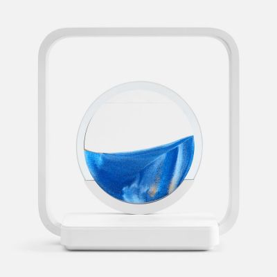 Интерьерный светильник с беспроводной зарядкой Sandflow, белый-1