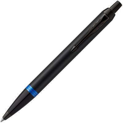 Ручка шариковая Parker IM Professionals Marine Blue BT, черная с синим-0