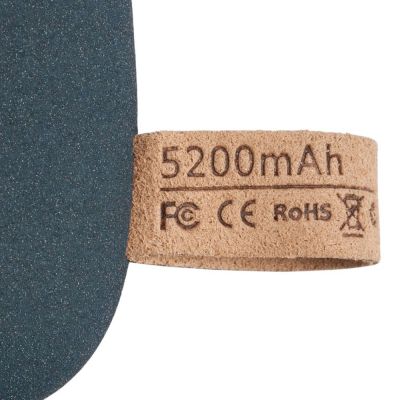 Внешний аккумулятор Pebble 5200, серо-синий-5