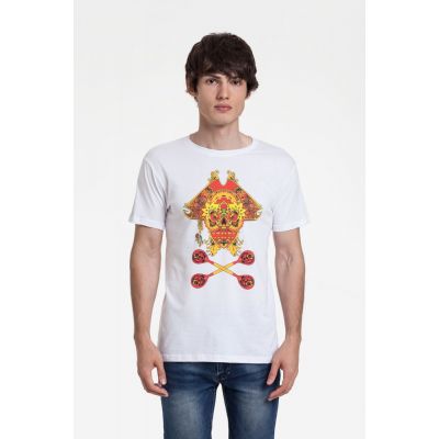 Футболка Yo Ho Hohloma, белая-0