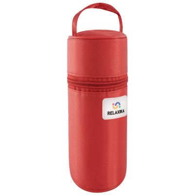 Термос Relaxika Duo 1000 в чехле, стальной-2