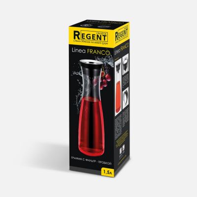 Графин с фильтр-пробкой Linea Franco-4