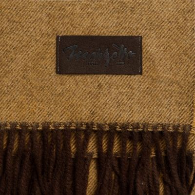 Плед Ermes, желто-коричневый-3