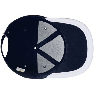 Бейсболка Bizbolka Honor, темно-синяя с белым кантом-2