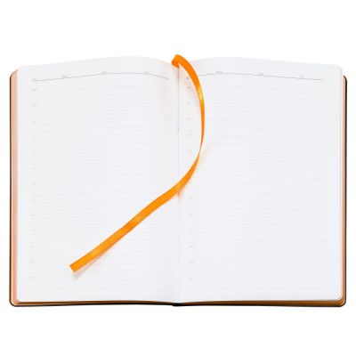 Ежедневник Bookmark, недатированный, черный с оранжевым-6