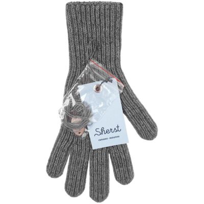 Перчатки Bernard, серый меланж-2