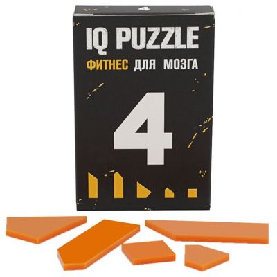 Головоломка IQ Puzzle Figures, цифра 4-0