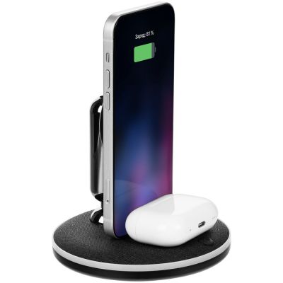 Универсальная зарядная станция Power Canvas, черная-2