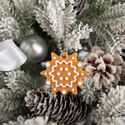 Мини-подвеска «Пряник», 3D-печать на заказ, снежинка-2