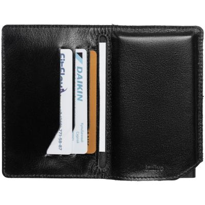 Портмоне reCover с аккумулятором 4000 мАч, черное-2