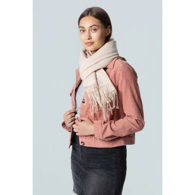 Шарф Bristol, светло-бежевый-5