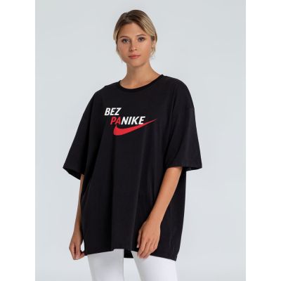Футболка оверсайз Bez Panike, черная-0