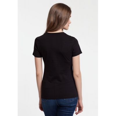 Футболка женская «Ван-Пакман», черная-4