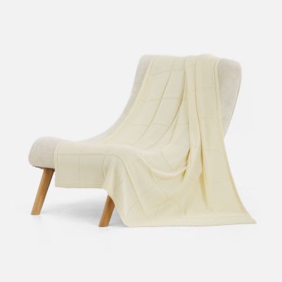 Плед Chainfield, белый (молочный)-1