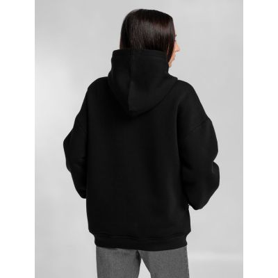 Худи Furry Oversize, черное-5