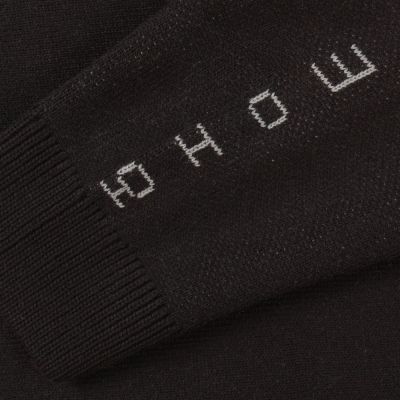 Джемпер «Юношеский минимализм», черный-6