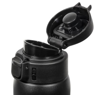 Термокружка Relaxika, ver.2, черная-3