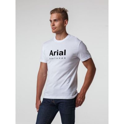 Футболка Arial обитания, белая-0