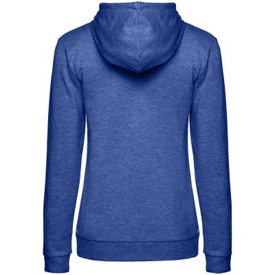 Толстовка с капюшоном женская Hoodie, ярко-синий меланж-1