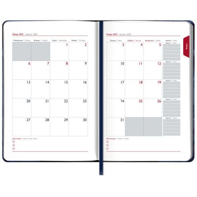 Ежедневник Faro Mini, датированный, синий-4