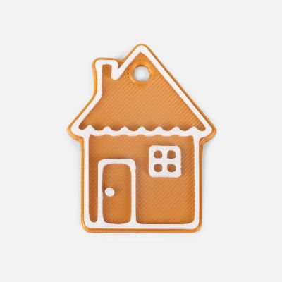 Мини-подвеска «Пряник», 3D-печать на заказ, домик-0
