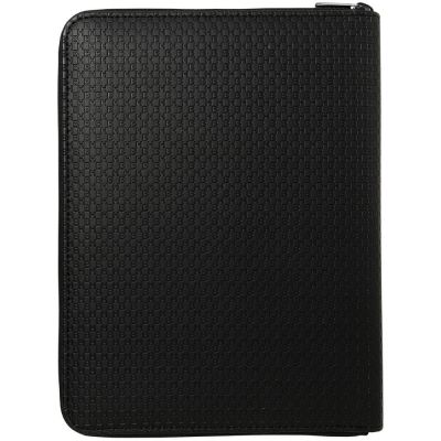 Папка-органайзер Epitome с блокнотом А5 и аккумулятором 8000 мА4, черная-1