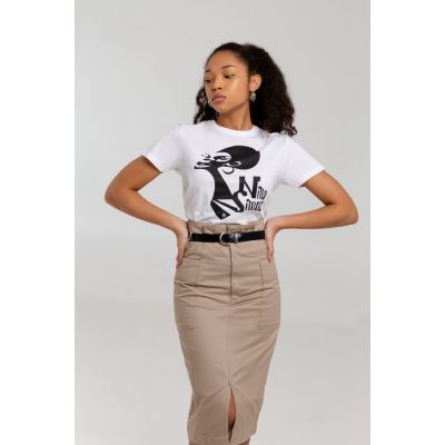 Футболка женская «Меламед. Nina Simone», белая-0