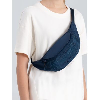 Поясная сумка Triangel, синяя-0