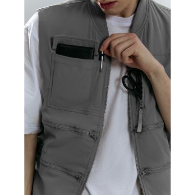 Жилет Hard Work, серый-7