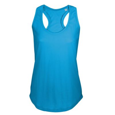 Майка женская Moka 110, ярко-голубая-0