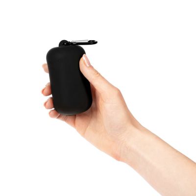 Охлаждающее полотенце Narvik в силиконовом чехле, черное-3