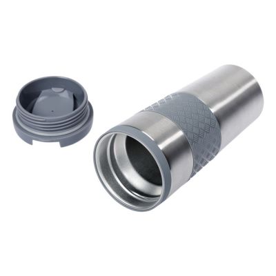 Термостакан Hard Work, вакуумный, серебристый-6