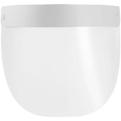 Прозрачный экран для лица Barrier, немедицинский, с белой лентой-2