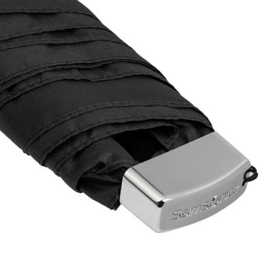 Зонт складной Rain Pro Mini Flat, черный-5