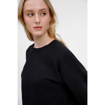 Свитшот унисекс Avenu, черный-6