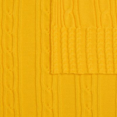 Плед Remitti, желтый-2