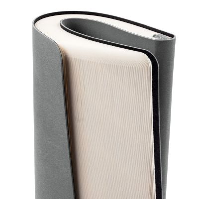 Ежедневник Nubuk, недатированный, светло-серый-3