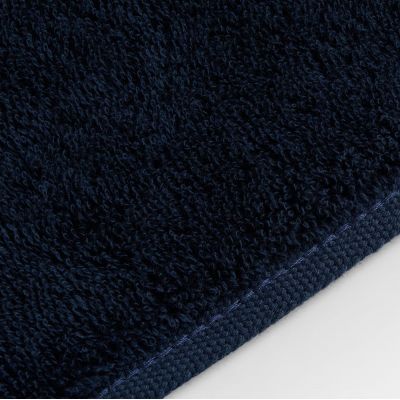 Полотенце махровое Terrychic, среднее, темно-синее-2