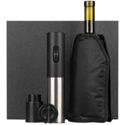 Винный набор Winetura, черный-2